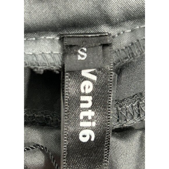 Venti6 Women's Solid Crinkled Jogger in Charcoal Gray - Sz S - NWT - Picture 5 of 5